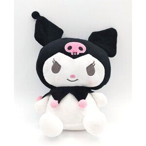 SANRIO Kuromi Plush Doll My Melody Prize 8" Rival Black hood Nakajima